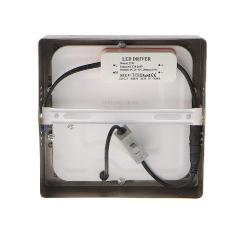 Spot LED 20W montat pe tavan pătrat