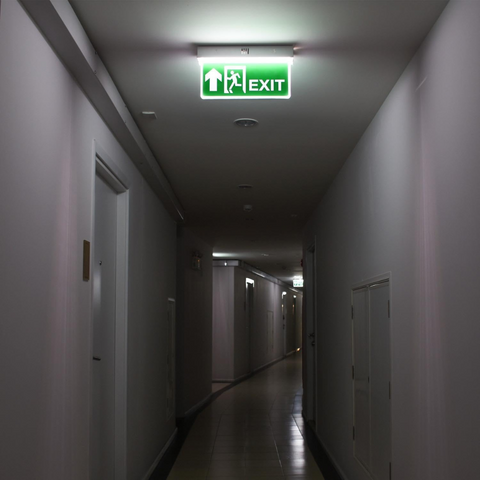 Lampă de urgență LED EXIT 6500K pentru spații interioare led-ox.ro