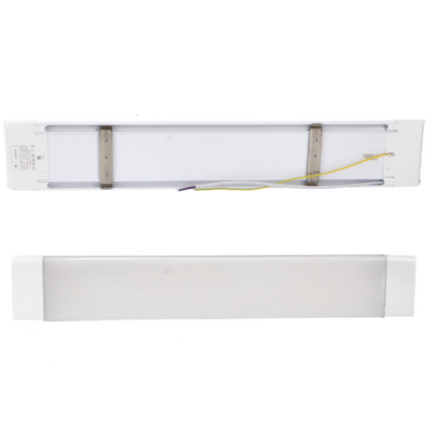 corp led liniar slim din aluminiu si policarbnat, vedere fronatala si din spate, led-box.ro