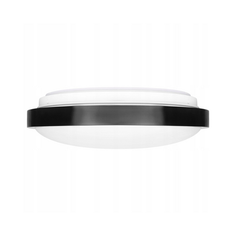 corp iluminat plafon led negru rotund 24w 2400lm