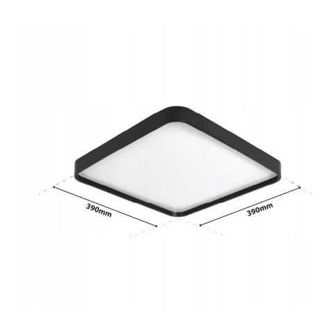Plafoniera LED FILO 36W pătrată cu dimensiuni 390x390mm