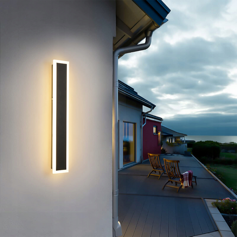 aplica liniara fatada, lampa iluminat exterior cu led lumina neutra, led-box.ro