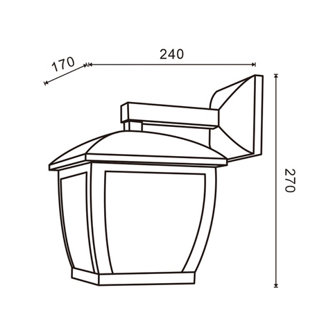 aplica fatada, aplice exterior, felinar perete, felinar exterior, aplice fatada, aplice moderne exterior, aplica perete, led-box.ro