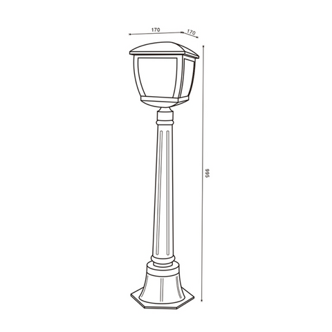 stalp iluminat gradina, stalpi iluminat curte, stalpi de gradina,stalp led gradina,stalpi gradina cu led,stalpi iluminat alei,stalpi iluminat exterior, led-box.ro