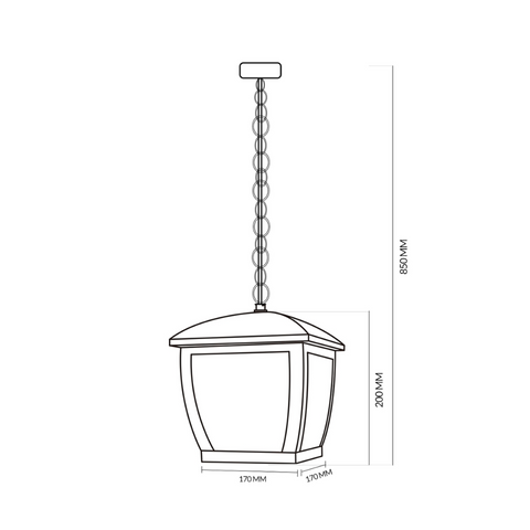aplică LED fațadă, iluminat exterior modern, aplică perete exterior, felinar suspendat, felinar led cu lant, led-box.ro