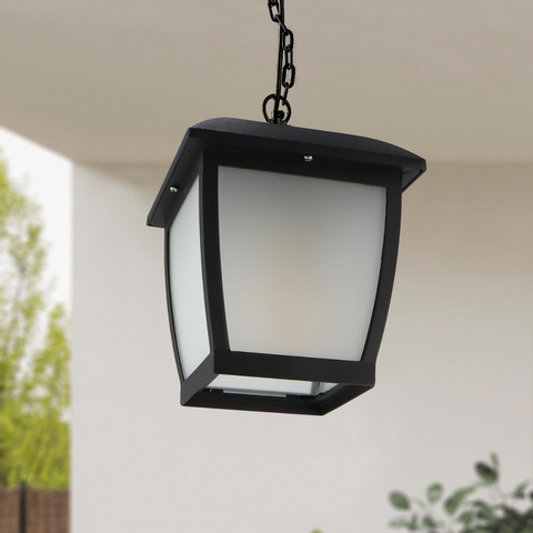 aplică LED fațadă, iluminat exterior modern, aplică perete exterior, felinar suspendat, felinar led cu lant, led-box.ro