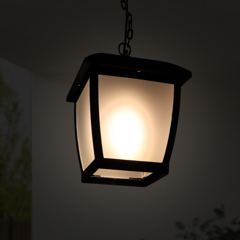 aplică LED fațadă, iluminat exterior modern, aplică perete exterior, felinar suspendat, felinar led cu lant, led-box.ro