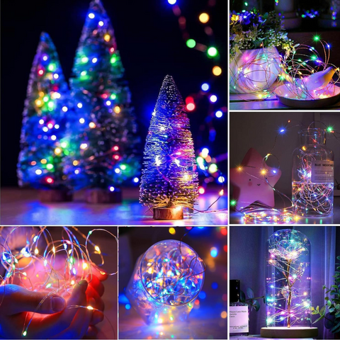 ghirlanda multicolora exterior 15 metri, incarcare usb, decor luminos terasa sau gradina