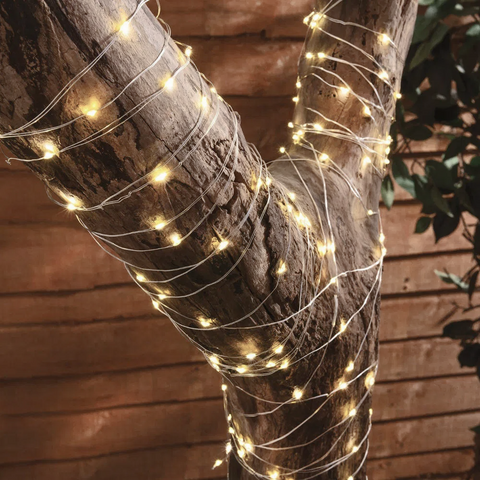 Ghirlanda flexibila pentru exterior cu lumina neutra 4000k, decor exterior, led-box.ro