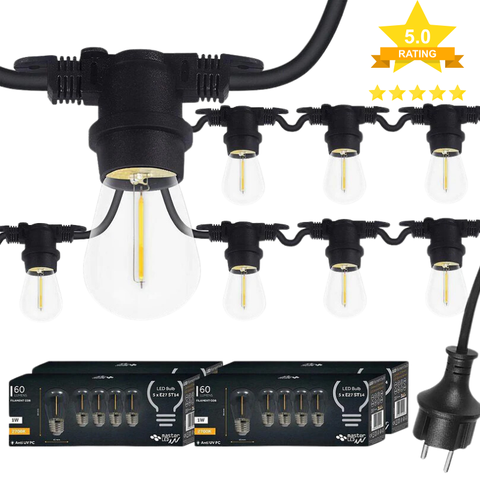 ghirlanda luminoasa, ghirlanda decorativa, ghirlanda exterior, ghirlanda terasa, ghirlanda 20m, ghirlanda led exterior, ghirlanda terasa, ghirlanda luminoasa exterior, ghirlanda cu becuri led, led-box.ro
