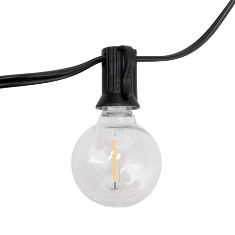 ghirlanda solara cu 15 becuri lumina calda, senzor crepuscular si telecomanda, led-box.ro