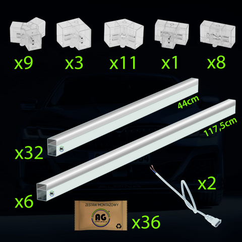 tavan led hexagon 310w, detailing auto, tavan honey comb, tavan cu led hexagon 310w, tavane honeycomb, tavane showroom, tavane hexagonale, led-box.ro