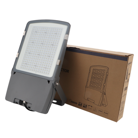 proiector LED 150W, proiector profesional LED, lumina rece 6000K, proiector industrial IP65, lampa stradala LED, proiector LED Lumileds, driver Inventronics, proiector LED dimabil, proiector 2 în 1, iluminat exterior puternic, lampa LED stradala 150W, led-box.ro