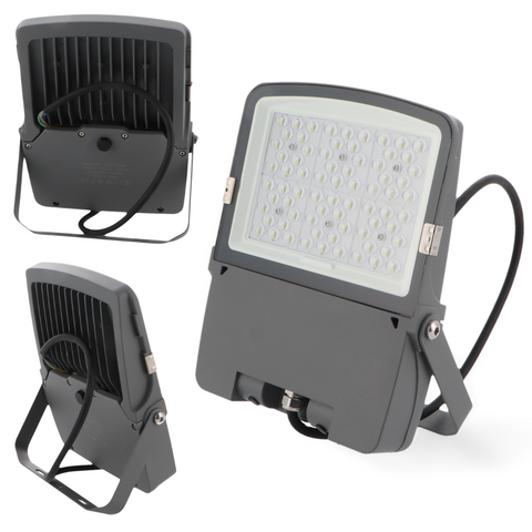 proiector LED 60W, proiector profesional LED, lumina rece 6000K, proiector industrial IP65, lampa stradala LED, proiector LED Lumileds, driver Inventronics, proiector LED dimabil, proiector 2 în 1, iluminat exterior puternic, lampa LED stradala 60W, led-box.ro