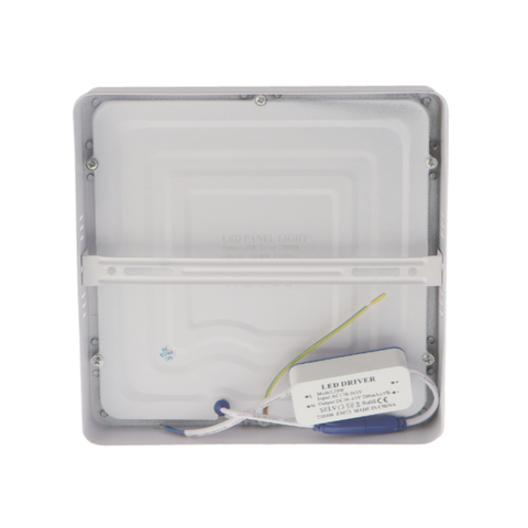 Iluminat LED alb 20w pentru tavan, spot patrat aplicat