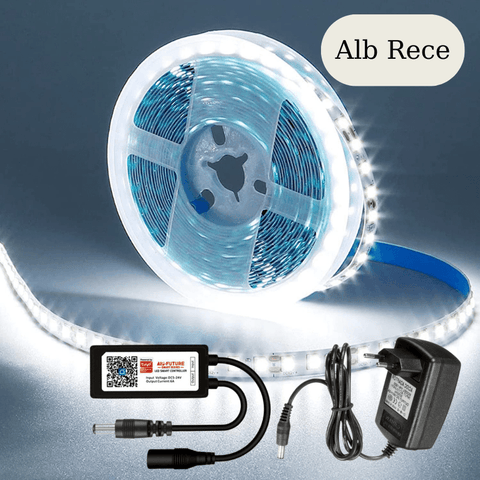 kit banda led, banda led smart, kit banda led 5m, banda led tuya, banda led smd 3528 5m, banda led cu sursa alimentare, banda led 12v 5m, banda led dedeman 5m, banda led control tuya, banda led bucatarie, banda led interior, banda led living,led-box.ro