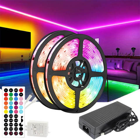 kit banda led, banda led rgb, kit banda led rgb 10m, banda rgb 12V, banda rgb 10 m, banda led cu telecomanda 10m, banda led multicolora 10m, banda led rgb dedeman, banda led multicolor, iluminat banda led, led-box.ro