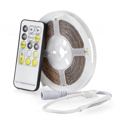 kit banda led, kit banda 12v cct, kit complet banda cct 12v, banda led interior, banda led lumina alba cu telecomanda, led-box.ro