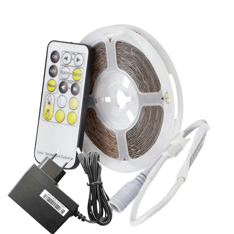 kit banda cct 5m, banda led cct cu telecomanda si sursa, banda led cct 5m, banda led flexibila interior, banda cct cu telecomanda, led-box.ro