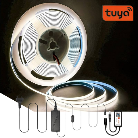 Kit Banda LED COB Smart Tuya 24V, rola 5m