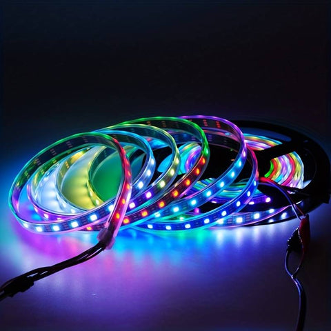banda digitala, kit banda digitala, banda ws2811, banda digitala rezistenta la apa, banda digitala ip68, banda rgb, kit banda ws2811 - banda digitala 12v, banda digitala 60led/m, ledbox.ro