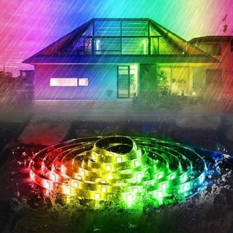 kit banda led, banda led multicolora, kit banda rgb IP65, banda rgb, kit banda rgb 5m, banda rgb cu telecomanda, banda rgb cu sursa alimentare, banda led rgb dedeman, banda rgb muzicala, banda led interior, led rgb living, banda led 5m, led-Box.ro
