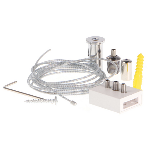 kit suspendare sina magnetica, montare sina magnetica, sina magnetica suspendata, kit instalare sina magnetica, led-box.ro