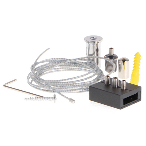 kit suspendare sina magnetica, montare sina magnetica, sina magnetica suspendata, kit instalare sina magnetica, led-box.ro