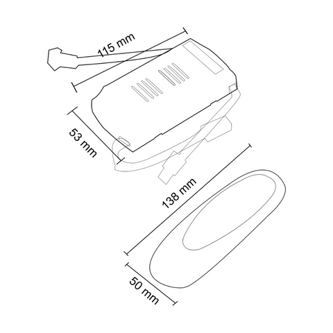 telecomanda ventilator si lustra led, telecomanda control viteza ventilator, kit telecomanda, receptor si suport, telecomanda pentru ventilator, telecomanda cu receptor pentru ventilator, led-box.ro