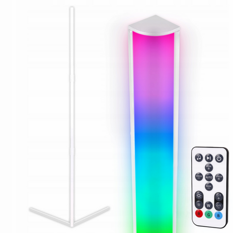 lampa de podea, lampa de colt, lampadar, lampa led multicolora, lampa de camera, lampa de colt led rgb, lampa colt RGBCCT, lampi de camera, lampi led colt, lampi led rgb ieftine, lampa led colt dedeman, lampa de colt cu telecomanda, lampa lumina ambientala, led-box.ro