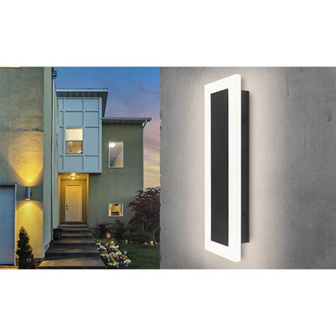 Aplica perete exterior, led 9w, 450lm, material rezistent la apa si uv, led-box.ro