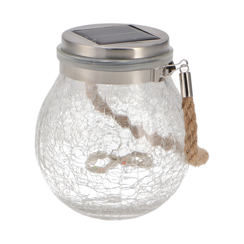 glob din sticla texturizata cu design vintage pentru iluminat decorativ exterior, led-box.ro