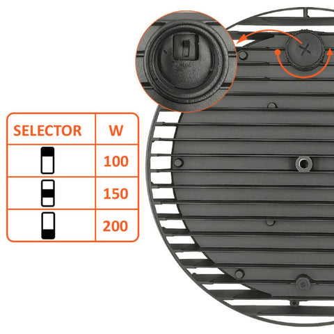 lampa industriala 200w, lampi industriale, lampa high bay, lampi ufo, lampa industriala chip Osram, lampa putere selectabila, lampa high bay putere selectabila, lampi cu putere selectabila, led-box.ro