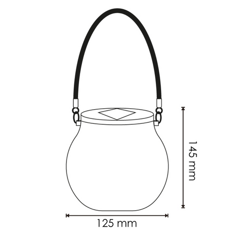 lampa solara tip glob pentru foisoare, balcoane sau gradina, iluminat pe timp de noapte, led-box.ro