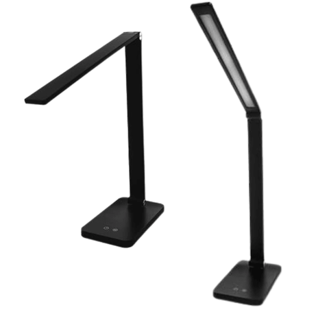 Lampa LED de birou Ingrid, baza cu incarcare wireless, 7W 2700-6000K, negru - led-box.ro