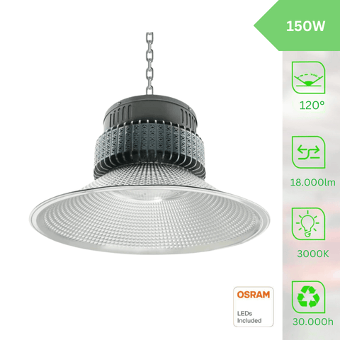 Lampa LED Industriala Cool, 150W 18000 lm, IP44 - led-box.ro