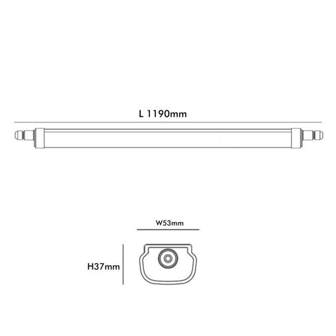 lampa liniara, lampa led, lampa liniara led, lampa 30w, neon 30w, lampa depozit, lampa spatii comerciale, lampa magazine, lampa liniara 120cm, led-box.ro