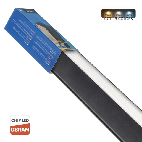 lampa led liniara, lampa liniara 40w, lampa led 40w, lampa led iluminat industrial, lampi liniare spatii comerciale, lampi liniare depozit, lampa liniara CCT, led-box.ro