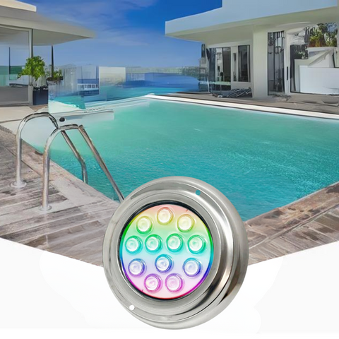 lampa piscina, lampa iluminat piscina, lampa rgb submersibila, lampa bazine inot, lampa fantana arteziana, iluminat piscine, lampa piscina 36w, spot jacuzzi, spoturi pentru fantani, spoturi acavarii,led-box.ro