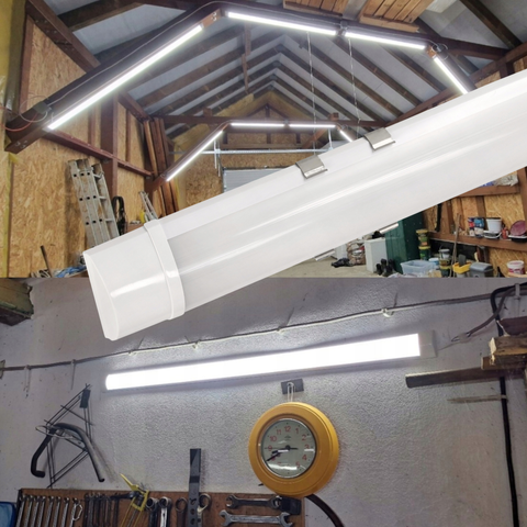 lampa led slim liniara alba putere 50w, lumina neutra
