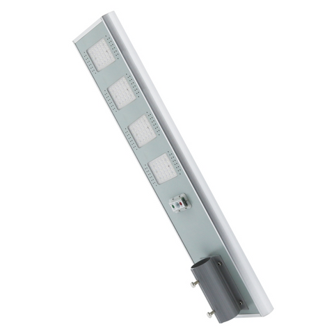 Lampă LED stradală cu autonomie extinsă și lumină alb rece, led-box.ro