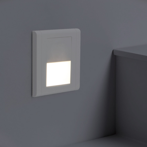 Lampă LED de orientare pentru perete, montaj încastrat, lumină fixă led-box.ro