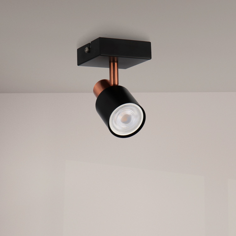 Aplica decorativă Seria Gold cu soclu GU10, metal rezistent