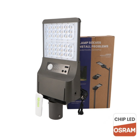lampa solara, lampa stradala solara, lampa solara hibrid, lampa led osram, lampa iluminat public, lampa incarcare solara cu telecomanda, lampi solare ieftine, lampi solare hibrid, led-box.ro