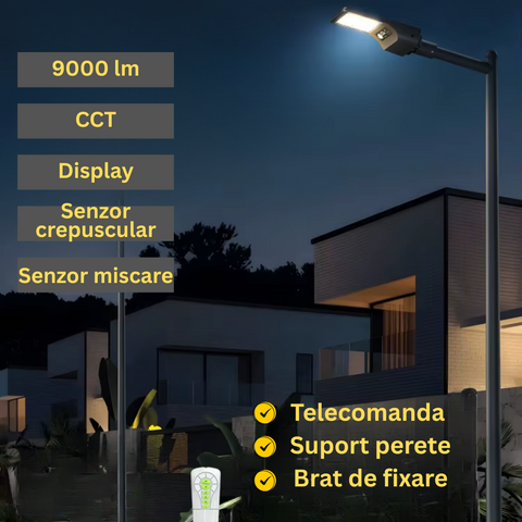 lampa solara, lampa stradala solara, lampa solara hibrid, lampa led osram, lampa iluminat public, lampa incarcare solara cu telecomanda, lampi solare ieftine, lampi solare hibrid, led-box.ro