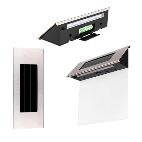 lampa cu panou solar pentru numar de casa cu incarcare solara led-box.ro