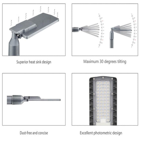 Lampa stradala 150W HALLEY, chip BRIDGELUX 150lm/w, IP65 - led-box.ro