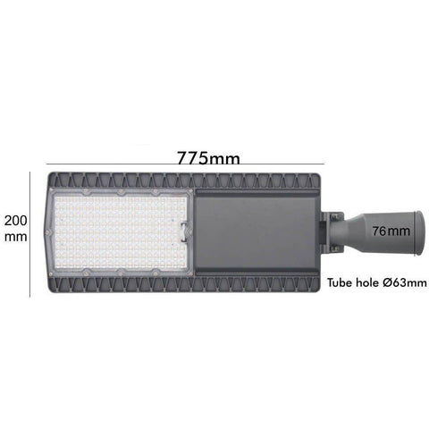 Lampa stradala 150W HALLEY, chip BRIDGELUX 150lm/w, IP65 - led-box.ro