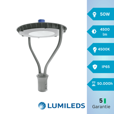 Lampa stradala 50W Urban, Lumileds SMD 3030 90Lm/W fotocelula - led-box.ro