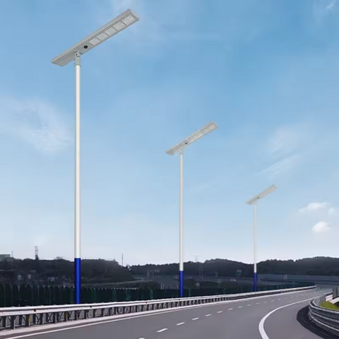Lampi LED solare pentru iluminat public, autostrazi, led-box.ro